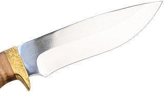 Нож ИП Семин Близнец сталь 65х13 литье береста гравировка - фото 5