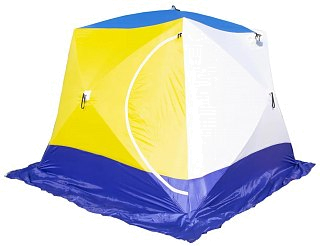 Палатка Стэк Куб-4Т трехслойная дышащая - фото 3