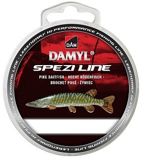 Леска DAM Damyl Spezi Line Pike Spin 400м 0,30мм 7,7кг 17lb Light Grey