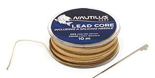 Лидкор Nautilus Supreme lead core 45lb 10м army brown