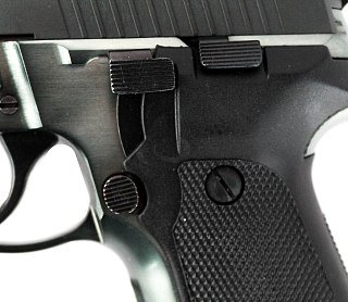Пистолет Техкрим Р226Т ТК-Pro 10х28 SIG-Sauer dark grey ОООП - фото 10