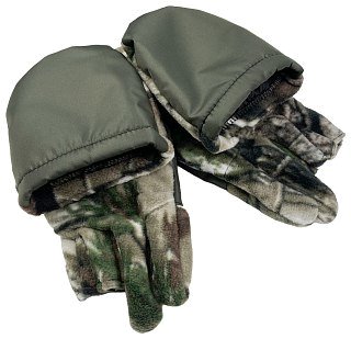 Перчатки Хольстер охотника-рыбака утепленные зеленые - фото 3