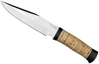 Нож Росоружие Кайман 2 95х18 береста рисунок - фото 4