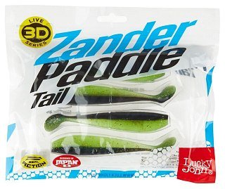 Приманка Lucky John Zander paddle Tail 4,8" Z05 4шт в уп - фото 3