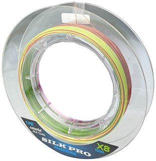 Шнур Riverzone Silk Pro WX8 PE 1.0 150м Colorful - фото 1