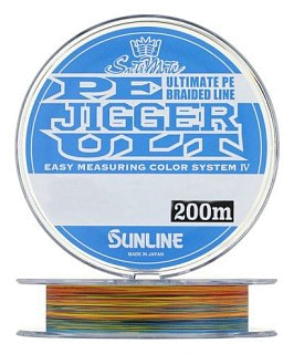 Шнур Sunline PE Jigger ULT 4braid 200м 3,0 50lb