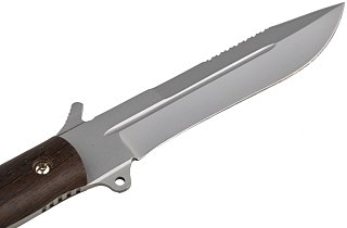 Нож ИП Семин Смерч сталь 65х13 ценные породы дерева - фото 6