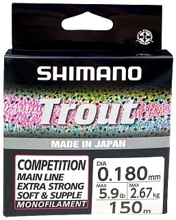Леска Shimano Trout Competition 150м 0.18мм - фото 3