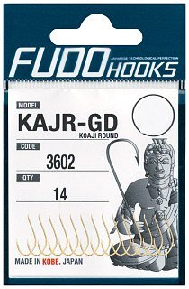 Крючки Fudo Koaji Round KAJR-GD 3602 GD №16 