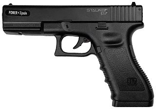 Пистолет Stalker S17 4,5мм черный - фото 6