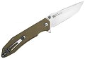 Нож Sanrenmu 9001-GW складной сталь Sandvik  12C27 рукоять G10