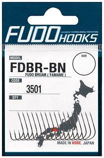 Крючки Fudo Bream Yamame FDBR-BN 3501 BN №10  - фото 1