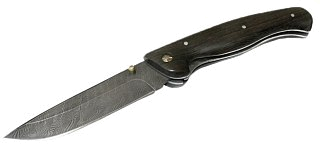 Нож ИП Семин Сибиряк дамасская сталь складной - фото 3