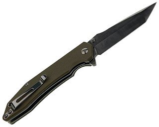 Нож Sanrenmu 9001-GW складной сталь Sandvik  12C27 рукоять G10 - фото 3