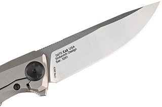 Нож Zero Tolerance складной сталь CPM-20CV рукоять титан карбон - фото 7