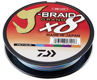 Шнур Daiwa J-Braid Grand X8 0,13мм 150м Multicolor - фото 2