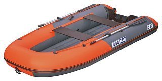 Лодка Boatsman BT320A надувная графитово-оранжевый - фото 1