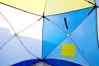 Палатка Стэк Куб-2 трехслойная дышащая - фото 3