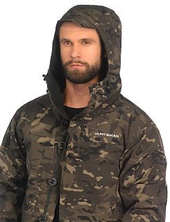 Куртка Huntsman Горка-3 черный демисезонная мультикам смесовая - фото 3