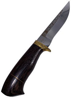 Нож Ладья Кайман НТ-24 Р 95х18 рисунок венге - фото 1