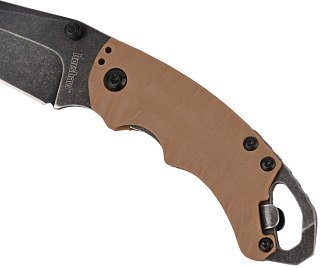 Нож Kershaw Shuffle II складной сталь 8Cr13MOV коричневая рукоятка - фото 5