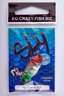 Блесна Crazy Fish Sly №12F 4гр - фото 4