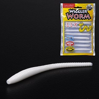 Приманка Lucky John слаги Pro series wiggler worm 05.84/033 9шт - фото 2