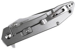 Нож Sanrenmu 9002-GW складной сталь Sandvik  12C27 рукоять G10 - фото 2