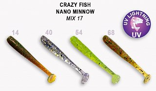 Приманка Crazy Fish Nano Minnow 1,6