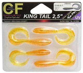 Приманка Crazy Fish King Tail 2,5'' 72-65-9-7