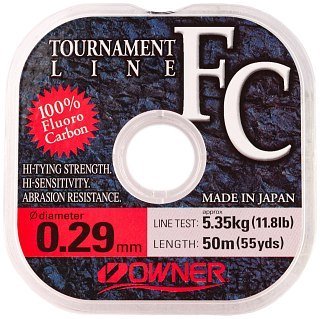 Леска Owner Tournament FC 50м 0,290мм 