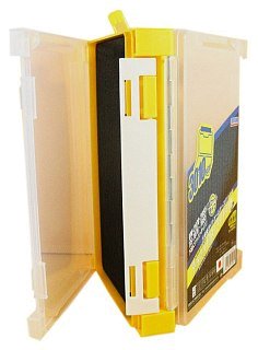 Коробка Meiho Run Gun Case 3010W-2 205x145x40мм желтая - фото 2