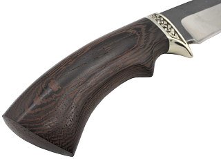Нож ИП Семин Скиф кованая сталь 95x18 со следами ковки венге литье - фото 4