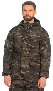 Куртка Huntsman Горка-3 черный демисезонная мультикам смесовая - фото 1