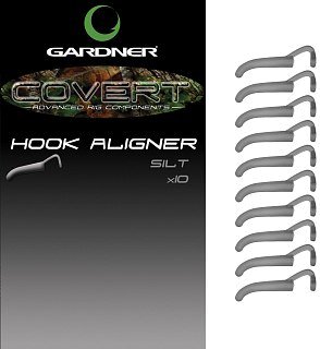 Трубка для крючка Gardner Covert pop-up hook aligner small c-thru black/silt