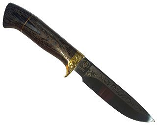 Нож Ладья Охотник-3 НТ-5 P 95х18 рисунок венге - фото 2