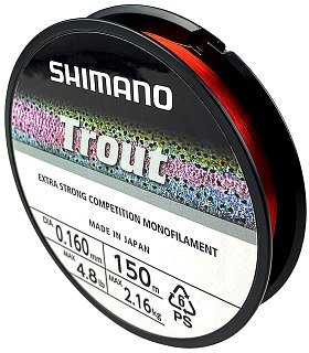 Леска Shimano Trout Competition 150м 0.16мм - фото 1