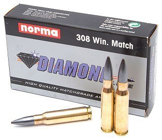 Патрон 308Win Norma Match DL 10,9г
