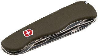 Нож Victorinox Picknicker 111мм 11 функций зеленый - фото 8