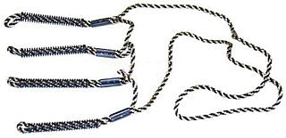Шнурок плетеный Faulk's капрон на четыре манка с фиксатором и пружиной - фото 2