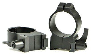 Основание Warne для CZ 550 б/с высокое матовое кольца 30мм - фото 2