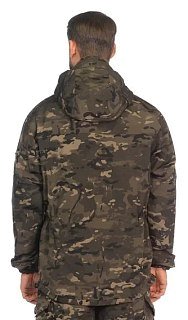 Куртка Huntsman Горка-3 черный демисезонная мультикам смесовая - фото 2