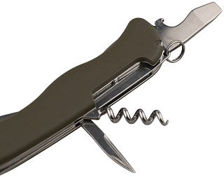 Нож Victorinox Picknicker 111мм 11 функций зеленый - фото 7