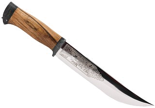 Нож Росоружие Атаман 95х18 рисунок орех - фото 1