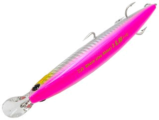 Воблер Daiwa Shoreline shiner-z lunkerhunter 130F-HD laser pink back