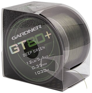 Леска Gardner GT80+ camo green 12lb 5,4кг 0,35мм