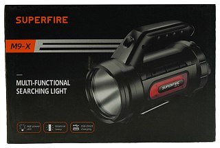 Фонарь Superfire M9-X Black прожектор 440 Lumens - фото 4