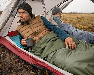 Спальник Naturehike new LW180 mini sleeping bag XL-pine green правый - фото 7