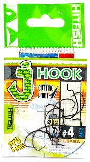 Крючок Hitfish J-hook BC №4 7шт - фото 1