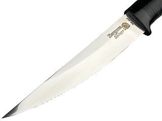 Нож Росоружие Амиго ЭИ-107 кожа позолота гравировка - фото 5